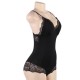 SUBBLIME TEDDY DETALLE ENCAJE FLORAL NEGRO S M