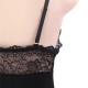 SUBBLIME TEDDY DETALLE ENCAJE FLORAL NEGRO S M