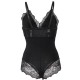SUBBLIME TEDDY DETALLE ENCAJE FLORAL NEGRO S M