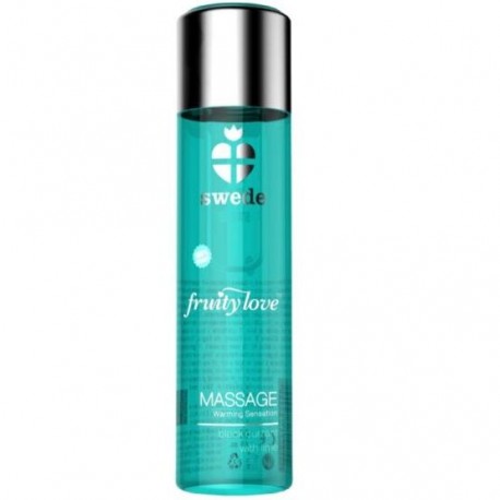 SWEDE FRUITY LOVE ACEITE EFECTO CALOR GROSELLA NEGRA Y LIMA 60 ML