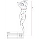 PASSION WOMAN BS019 BODYSTOCKING NEGRO TALLA UNICA