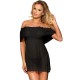 SUBBLIME SET VESTIDO CORTO TANGA NEGRO S M