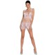 PASSION WOMAN BS090 BODYSTOCKING BLANCO TALLA UNICA