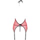 PASSION PEONIA CORSET EROTIC LINE ROJO S M