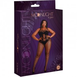 MOONLIGHT - MODELO 4 BODYSTOCKING NEGRO TALLA ÃNICA / PLUS SIZE