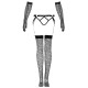 LIVCO CORSETTI FASHION NEMALIA SET LIGUERO MEDIAS GUANTES NEGRO