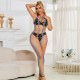 SUBBLIME 952358 BODYSTOCKING DE REJILLA CUELLO HALTER ARCOIRIS TALLA aNICA
