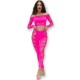 CHILIROSE CR 4632 TOP PANTALON FUCSIA S L
