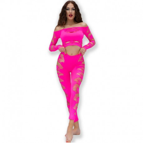 CHILIROSE CR 4632 TOP PANTALON FUCSIA S L