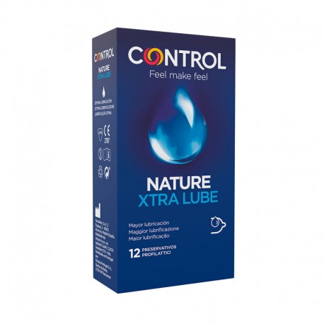 CONTROL EXTRA LUBE PRESERVATIVOS 12 UNIDADES