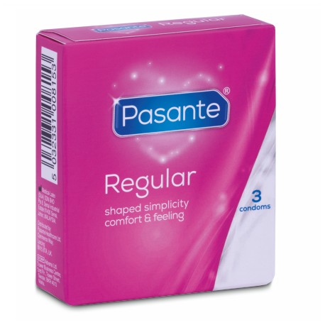 PASANTE CONDOM GAMA REGULAR 3 UNIDADES