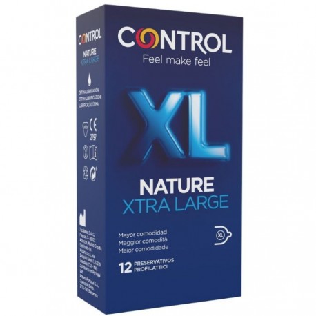 CONTROL ADAPTA NATURE XL PRESERVATIVOS 12 UNIDADES