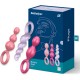 SATISFYER ANAL PLUGS SET 3 PCS TRICOLOR