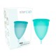 STERCUP COPA MENSTRUAL FDA SILICONA AQUAMARINA TALLA S