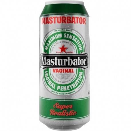 ALIVE MASTURBADOR MASCULINO VAGINA LATA CERVEZA