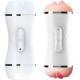 ARMONY MASTURBADOR VIBRADOR DOBLE VAGINA BOCA BLANCO