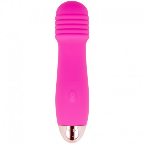 DOLCE VITA VIBRADOR RECARGABLE THREE ROSA 7 VELOCIDADES
