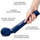 FUN FACTORY VIM WAND RUMBLE VIBRADOR RECARGABLE SILICONA NARANJA