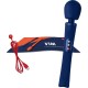 FUN FACTORY VIM WAND RUMBLE VIBRADOR RECARGABLE SILICONA NARANJA