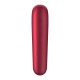 SATISFYER DUAL LOVE VIBRADOR Y SUCCIONADOR CON AIRE PULSADO ROJO