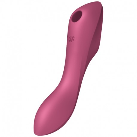 SATISFYER CURVY TRINITY 3 ESTIMULADOR Y VIBRADOR ROJO