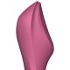 SATISFYER CURVY TRINITY 3 ESTIMULADOR Y VIBRADOR ROJO