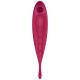 SATISFYER TWIRLING PRO ESTIMULADOR Y VIBRADOR APP ROJO
