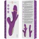 INTENSE ATENEO VIBRADOR MULTIFUNCIaN RECARGABLE 7 VIBRACIONES CON LENGUA OSCILANTE Y SUCCIONADOR MORADO