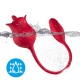 ARMONY ROSA VIBRADOR ESTIMULADOR CLaTORIS CON COLA 10 MODOS ROJO