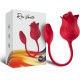 ARMONY ROSA VIBRADOR ESTIMULADOR CLaTORIS CON COLA 10 MODOS ROJO
