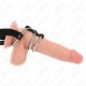 KINK ANILLO PENE METAL TRIPLE 38 CM A 5 CM CON CINTURaN POLIPIEL 112 CM