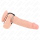 KINK ANILLO PENE METAL DOBLE 38 CM A 5 CM CONECTADOS CON CUERO