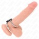 KINK ANILLO PENE DOBLE METAL 37 CM A 5 CM CONECTADOS POR CORREA POLIPIEL MODELO 1