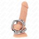 KINK ANILLO PENE TRIPLE METAL CROMADO 38 CM A 5 CM MODELO 1