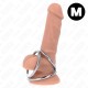 KINK ANILLO PENE TRIPLE METAL CROMADO 38 CM A 5 CM MODELO 2