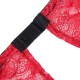 SUBBLIME 953898 CAMISaN DE SEDA Y ENCAJE PANTIES ROJO S M
