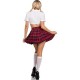 LEG AVENUE DISFRAZ COLEGIALA CLaSICO ROJO S M