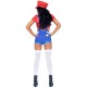 LEG AVENUE DISFRAZ SEXY MARIO BROS ROJO AZUL S