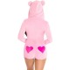 LEG AVENUE BODY OSITO TERCIOPELO ROSA M