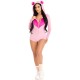 LEG AVENUE BODY OSITO TERCIOPELO ROSA M