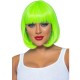 LEG AVENUE PELUCA BOB FLUORESCENTE VERDE NEON