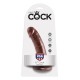 KING COCK 6 PENE MARRON 152 CM