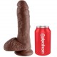 KING COCK 8 PENE REALISTICO MARRON 203CM