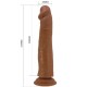 PRETTY LOVE SHARIFE DILDO REALaSTICO 25 CM MULATO