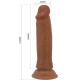 PRETTY LOVE QUENTIN DILDO REALaSTICO 18 CM MULATO