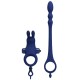 PRETTY LOVE AYAD ANILLO VIBRADOR RABBIT CON PLUG AZUL