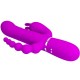PRETTY LOVE CAMMY TRIPLE VIBRADOR MULTIFUNCIaN 4 EN 1 ROSA