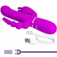 PRETTY LOVE CAMMY TRIPLE VIBRADOR MULTIFUNCIaN 4 EN 1 ROSA
