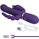 PRETTY LOVE CAMMY TRIPLE VIBRADOR MULTIFUNCIaN 4 EN 1 MORADO