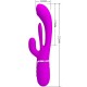 PRETTY LOVE SHANIA TRIPLE VIBRADOR RABBIT MULTIFUNCIaN ROSA